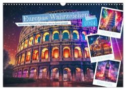 Europas Wahrzeichen (Wandkalender 2024 DIN A3 quer), CALVENDO Monatskalender