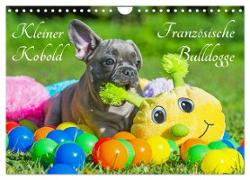 Kleiner Kobold Französische Bulldogge (Wandkalender 2024 DIN A4 quer), CALVENDO Monatskalender