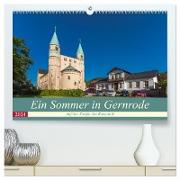 Ein Sommertag in Gernrode (hochwertiger Premium Wandkalender 2024 DIN A2 quer), Kunstdruck in Hochglanz