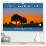 Klaviermusik für die Seele (hochwertiger Premium Wandkalender 2024 DIN A2 quer), Kunstdruck in Hochglanz