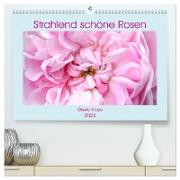 Strahlend schöne Rosen (hochwertiger Premium Wandkalender 2024 DIN A2 quer), Kunstdruck in Hochglanz