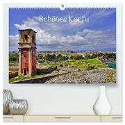 Schönes Korfu (hochwertiger Premium Wandkalender 2024 DIN A2 quer), Kunstdruck in Hochglanz