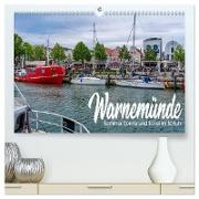 Warnemünde - Sommer, Sonne und Sand im Schuh (hochwertiger Premium Wandkalender 2024 DIN A2 quer), Kunstdruck in Hochglanz