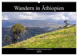 Wandern in Äthiopien (Wandkalender 2024 DIN A2 quer), CALVENDO Monatskalender