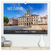 Weimar - das kulturelle Erbe (hochwertiger Premium Wandkalender 2024 DIN A2 quer), Kunstdruck in Hochglanz