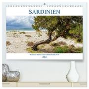 Sardinien Knorrige Bäume in urwüchsiger Landschaft (hochwertiger Premium Wandkalender 2024 DIN A2 quer), Kunstdruck in Hochglanz