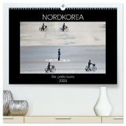 Nordkorea - Die große Leere (hochwertiger Premium Wandkalender 2024 DIN A2 quer), Kunstdruck in Hochglanz