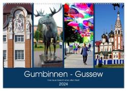 Gumbinnen - Gussew. Das neue Gesicht einer alten Stadt (Wandkalender 2024 DIN A2 quer), CALVENDO Monatskalender