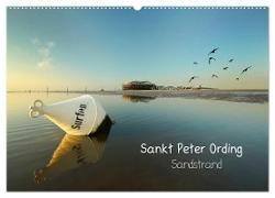 Sankt Peter Ording Sandstrand (Wandkalender 2024 DIN A2 quer), CALVENDO Monatskalender