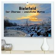 Bielefeld - Der Obersee - unendliche Motive... (hochwertiger Premium Wandkalender 2024 DIN A2 quer), Kunstdruck in Hochglanz