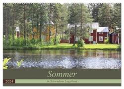 Sommer in Schwedens Lappland (Wandkalender 2024 DIN A2 quer), CALVENDO Monatskalender