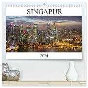 Singapur (hochwertiger Premium Wandkalender 2024 DIN A2 quer), Kunstdruck in Hochglanz
