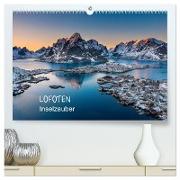 Lofoten Inselzauber (hochwertiger Premium Wandkalender 2024 DIN A2 quer), Kunstdruck in Hochglanz