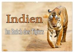 Indien - Im Reich des Tigers (Wandkalender 2024 DIN A2 quer), CALVENDO Monatskalender