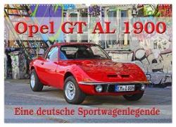 Opel GT 1900 AL Eine deutsche Sportwagenlegende (Wandkalender 2024 DIN A2 quer), CALVENDO Monatskalender