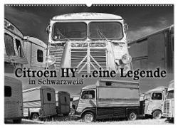 Citroën HY eine Legende in Schwarzweiß (Wandkalender 2024 DIN A2 quer), CALVENDO Monatskalender