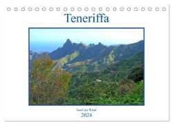 Teneriffa - Insel im Wind (Tischkalender 2024 DIN A5 quer), CALVENDO Monatskalender