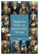 Magische Reise zu mystischen Wesen. Keltische Fantasie-Gestalten (Wandkalender 2024 DIN A4 hoch), CALVENDO Monatskalender