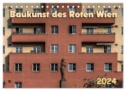 Baukunst des Roten Wien (Tischkalender 2024 DIN A5 quer), CALVENDO Monatskalender