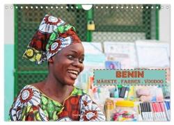 Benin Märkte Farben Voodoo (Wandkalender 2024 DIN A4 quer), CALVENDO Monatskalender