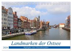 Landmarken der Ostsee (Tischkalender 2024 DIN A5 quer), CALVENDO Monatskalender