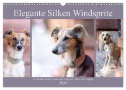 Elegante Silken Windsprite (Wandkalender 2024 DIN A3 quer), CALVENDO Monatskalender