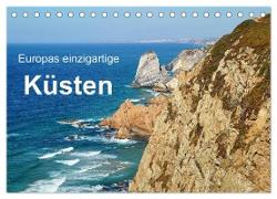 Europas einzigartige Küsten (Tischkalender 2024 DIN A5 quer), CALVENDO Monatskalender