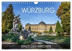 Würzburg - Stadt der Kirchen (Wandkalender 2024 DIN A4 quer), CALVENDO Monatskalender