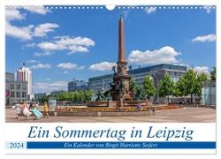 Ein Sommertag in Leipzig (Wandkalender 2024 DIN A3 quer), CALVENDO Monatskalender