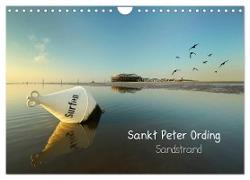 Sankt Peter Ording Sandstrand (Wandkalender 2024 DIN A4 quer), CALVENDO Monatskalender