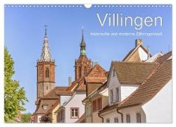 Villingen - historische und moderne Zähringerstadt (Wandkalender 2024 DIN A3 quer), CALVENDO Monatskalender