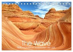The Wave: Naturwunder im Südwesten der USA (Tischkalender 2024 DIN A5 quer), CALVENDO Monatskalender