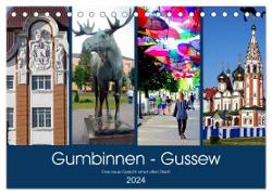 Gumbinnen - Gussew. Das neue Gesicht einer alten Stadt (Tischkalender 2024 DIN A5 quer), CALVENDO Monatskalender