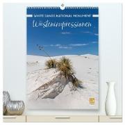 WHITE SANDS NATIONAL MONUMENT Wüstenimpressionen (hochwertiger Premium Wandkalender 2024 DIN A2 hoch), Kunstdruck in Hochglanz