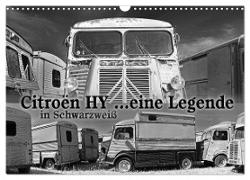 Citroën HY eine Legende in Schwarzweiß (Wandkalender 2024 DIN A3 quer), CALVENDO Monatskalender