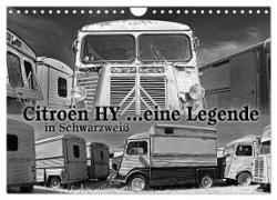 Citroën HY eine Legende in Schwarzweiß (Wandkalender 2024 DIN A4 quer), CALVENDO Monatskalender