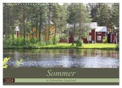 Sommer in Schwedens Lappland (Wandkalender 2024 DIN A3 quer), CALVENDO Monatskalender