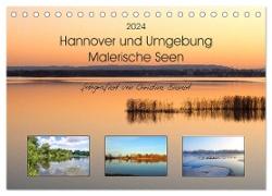 Hannover und Umgebung - Malerische Seen (Tischkalender 2024 DIN A5 quer), CALVENDO Monatskalender