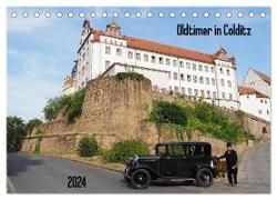 Oldtimer in Colditz (Tischkalender 2024 DIN A5 quer), CALVENDO Monatskalender