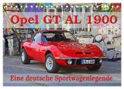 Opel GT 1900 AL Eine deutsche Sportwagenlegende (Tischkalender 2024 DIN A5 quer), CALVENDO Monatskalender