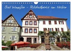 Bad Wimpfen - Altstadtperle am Neckar (Wandkalender 2024 DIN A4 quer), CALVENDO Monatskalender