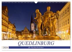 QUEDLINBURG FÜR NACHTSCHWÄRMER (Wandkalender 2024 DIN A3 quer), CALVENDO Monatskalender