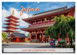 Japan - Land der aufgehenden Sonne (Wandkalender 2024 DIN A2 quer), CALVENDO Monatskalender