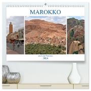 MAROKKO, abseits des Tourismus (hochwertiger Premium Wandkalender 2024 DIN A2 quer), Kunstdruck in Hochglanz