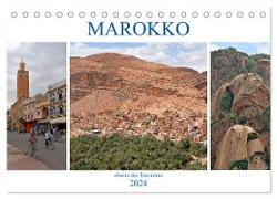 MAROKKO, abseits des Tourismus (Tischkalender 2024 DIN A5 quer), CALVENDO Monatskalender