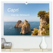 Capri, Insel der Sehnsucht (hochwertiger Premium Wandkalender 2024 DIN A2 quer), Kunstdruck in Hochglanz