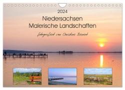 Niedersachsen - Malerische Landschaften (Wandkalender 2024 DIN A4 quer), CALVENDO Monatskalender