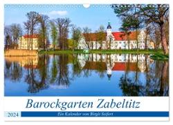 Barockgarten Zabeltitz (Wandkalender 2024 DIN A3 quer), CALVENDO Monatskalender