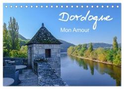 Dordogne Mon Amour (Tischkalender 2024 DIN A5 quer), CALVENDO Monatskalender