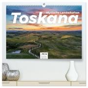 Toskana - idyllische Landschaft (hochwertiger Premium Wandkalender 2024 DIN A2 quer), Kunstdruck in Hochglanz